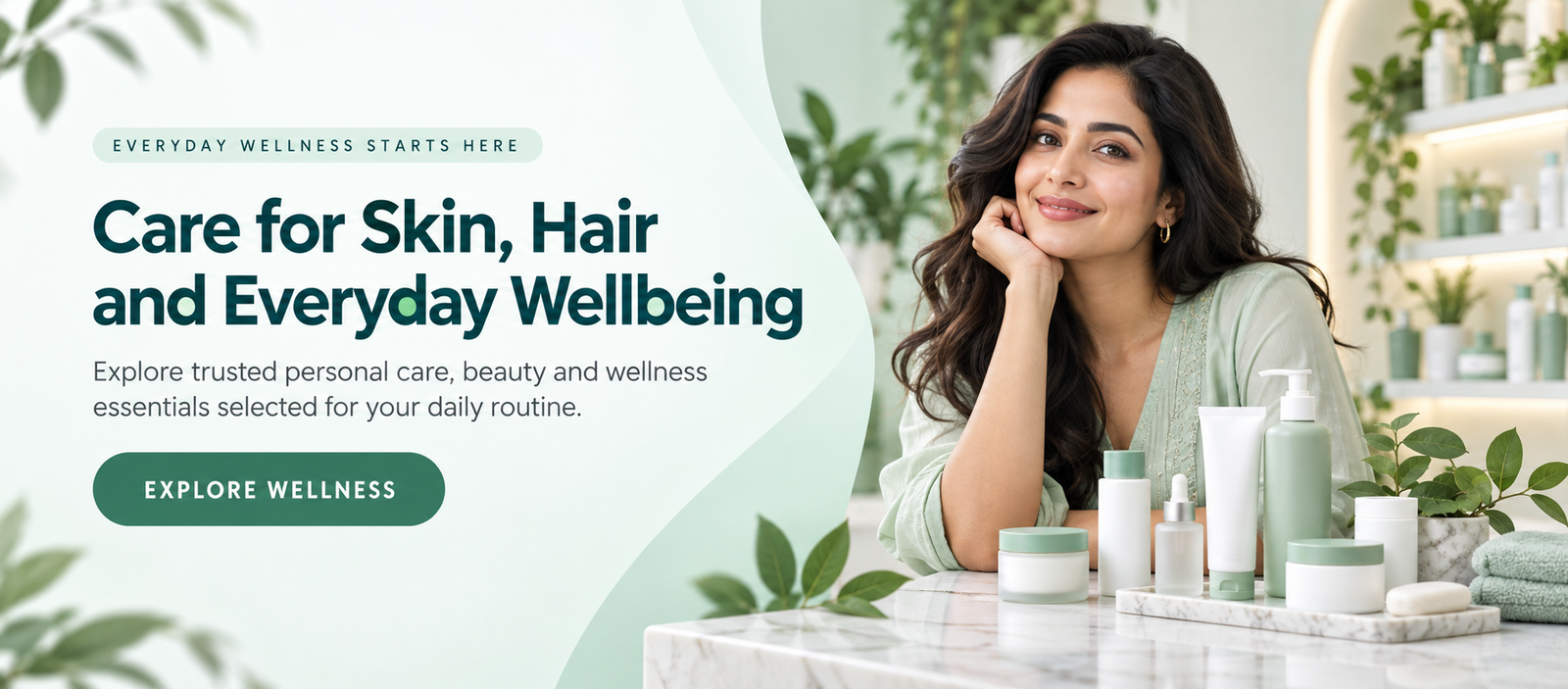 Meera Chemist personal care banner